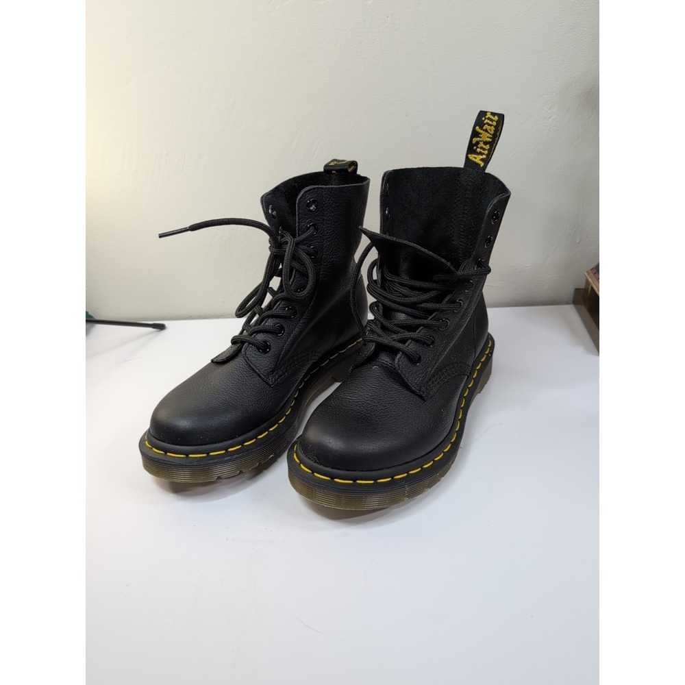 Dr Martens 1460 Pascal Bex Unisex Soft Leather Ankle Boot Black Size US 5 UK 3